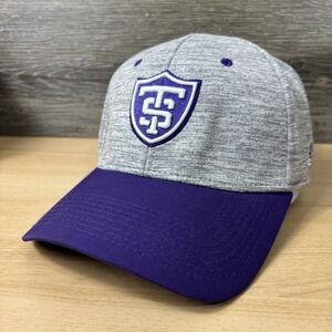 University St Thomas Hat Cap Fitted S/M Heather Gray Tommies Minnesota The Game